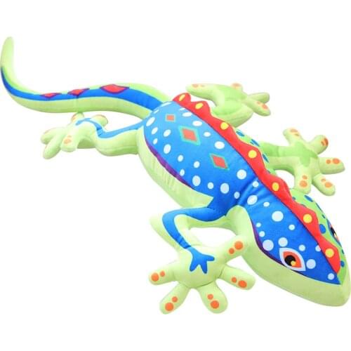 Gecko plush toys cartoon children christmas birthday plush gift color gecko
