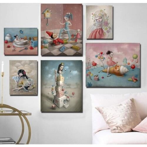 The Art Of Nataly Kukula Abramovitch Canvas Prints Picture Modular Paintings For Living Room Poster On Wall Home Decoration