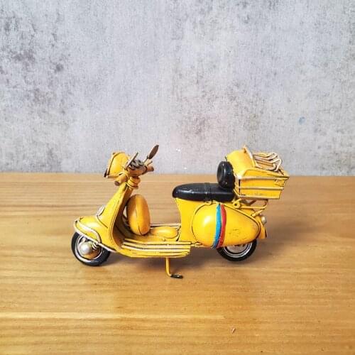 Modelmotorcycle Modelcar Motorcycle Access Ironwork Tin Retro Crafts Handmade Collection Handicraft Decorations Gifts Nostalgic