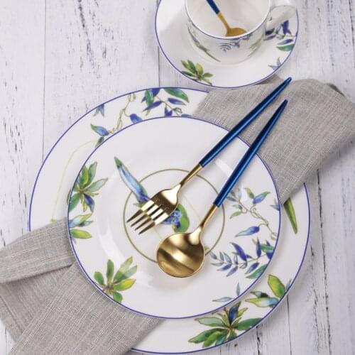Leaf Birds Dinnerware Sets Dinnerware Set Dishes And Plates Sets Kitchen Accessories