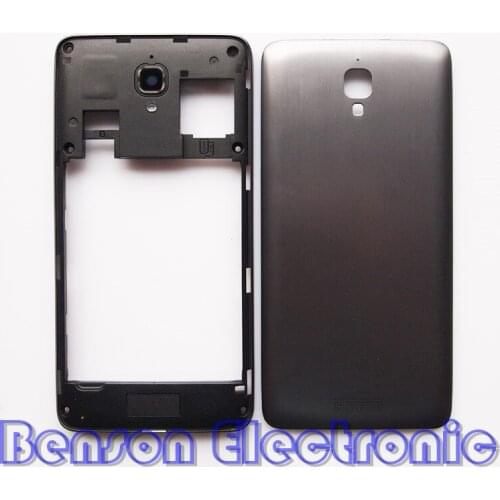 BaanSam New Middle Frame Battery Back Cover For Lenovo S660 S668T Housing Case With Speaker+Camera Lens