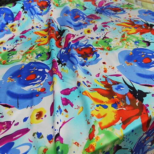 New 100% mulberry silk fabric charmuse silk printed plain scraf dress bedding sets LS07116