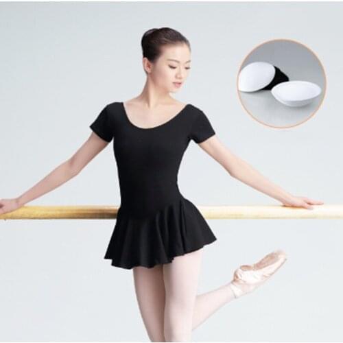 New Black Lycra Ballet Dance Leotard Dress Ballerina Gymnastics Women Long Short Sleeve Bodysuit Gymnastic Costume