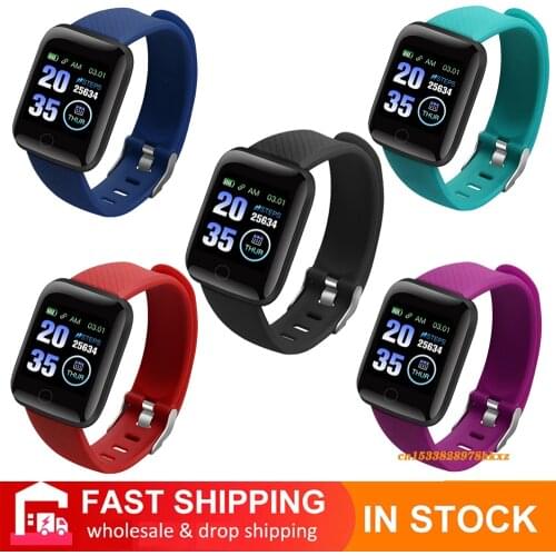 Wholesale D13 Smart Watch Women Men Kids Heart Rate Blood Pressure Waterproof Sport Smartwatch For Android IOS 116Plus Watches