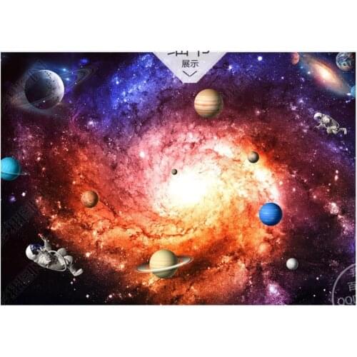 Custom photo wallpapers 3d ceiling wallpaper for walls 3 d Beautiful dreamy colorful universe starry sky zenith ceiling mural