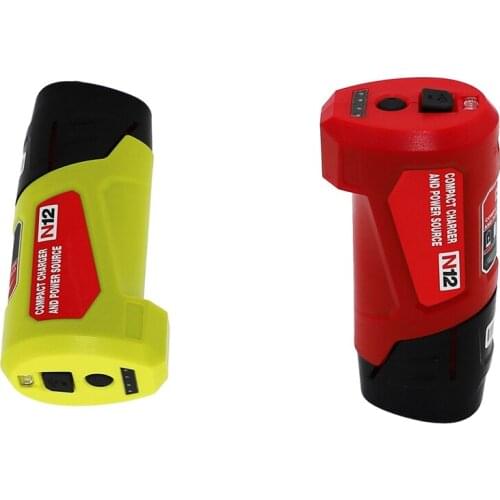 HOT-Portable USB Battery Charger and Power Source Fit for 48-59-1201 M12 USB Adapter