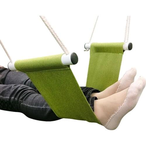 Portable Feet Hammock Foot Chair Under Desk Hammock Outdoor Rest Cot Office Foot Hammock Reposapies Oficina