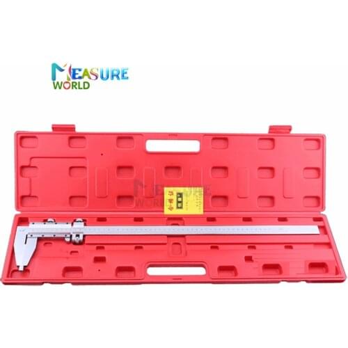 High precision Vernier Caliper 0-500mm Stainless Steel Laser Scale Vernier Measurement Tool Digital Ruler Micrometer