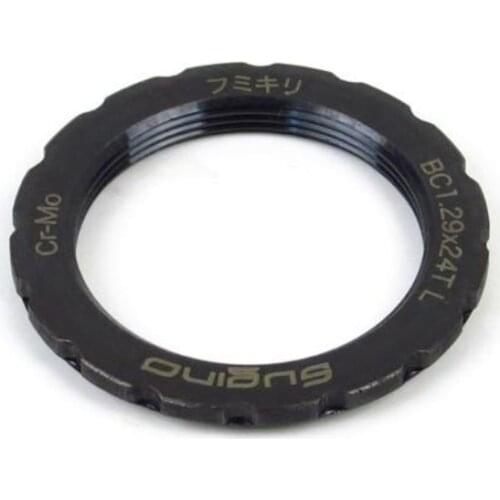 SUGINO FUMIKIRI LOCKRING LOCK COG Fixed Gear High Quility Bicycle Wheel Cogs Matte Black 7075-T6 Aluminium Alloy Sprocket & Lock