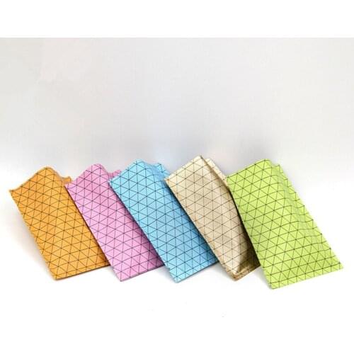 Tartan Design Colorful Flat Type Aluminum Hot Seal Top Open Bag, Food Grocery Packaging Bag J10017