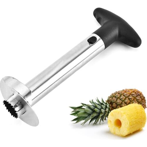 430 Stainless Steel Pineapple Cut Fruit Peeler Core Puller Kitchen Gadget Party Supplies Home Fruit Cutter Kitchen Tool