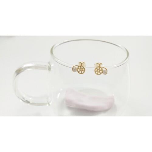 Bicycle And Glasses New Fashion Accessories 925 Sterling Silver Earrings For Women From BESTE FOOK JEWELRY