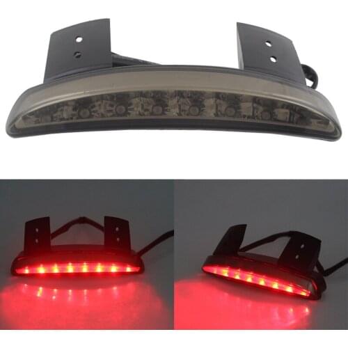Motorcycle Rear Fender Tailing Edge LED Brake Tail Light Running Light Taillight For Harley 06-14 Sportster XL 883 1200 Iron 72