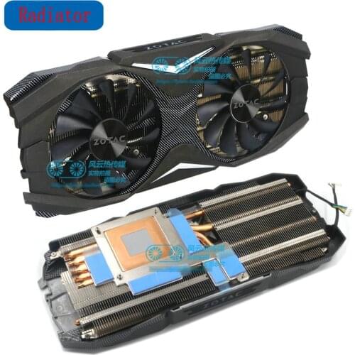 New Original for ZOTAC GTX1070 GTX1080 AMP ED 8GB Graphics card Cooler Radiator 1Set