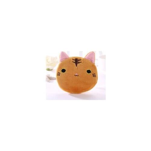 1 PCS Cartoon plush animal coin purse cute cat terry coin purse girl clutch bag key earphone storage bag children gift