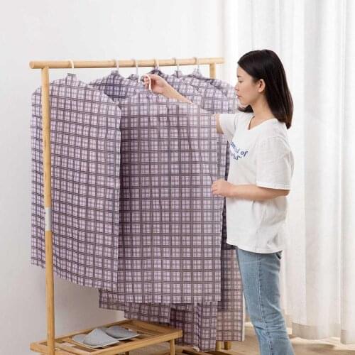 10PCS Long Garment Bag Suit Dust Jacket Cover Household Hanging Garment Bags