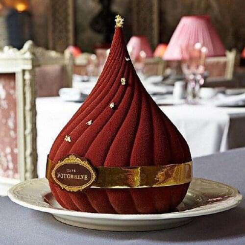 3D Onion Shape Art Cake Mold 3D Silicone Cake Decorating Aking Tools For Heart Round Cakes Chocolate Brownie Mousse