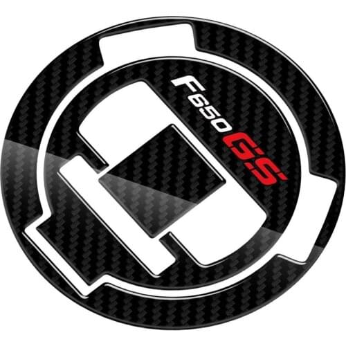 3D Carbon-look Motorcycle Fuel Gas Cap Protector Decals Case for BMW F650GS F650 GS 2008-2013