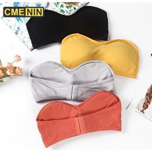 CMENIN Bras For Women Top Lace Sexy Bra Women Underwear Ladies Cotton Push Up Lingerie Cotton Strapless Bras B0141