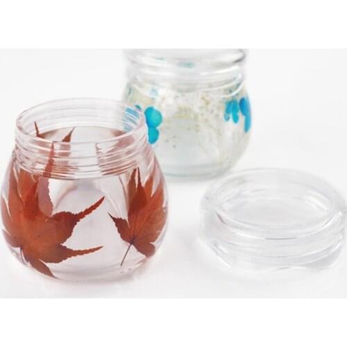 Resin Tray Mold DIY Epoxy Crystal Pudding Cup Storage Box with Lid Mold Silicone Resin Mold for DIY Craft Home Decor