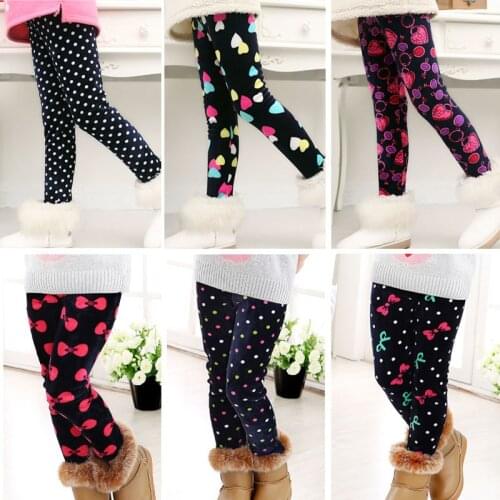 Girls Leggings Children Pants Winter Autumn Fall Spring Baby Colorful Fashion Print Flower Butterfly Kids