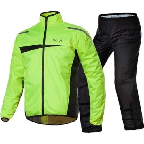 Riding motorcycle Raincoat Rain Pants suit single reflective split electric vehicle Raincoat Male lady Four Seasons of adult