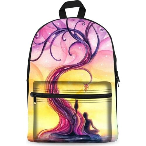 AnyFocus Canvas Boy Girl Backpack Childrens Bag Teenage Boy Middle School Childrens Backpack Computer Bag Cartoon pattern