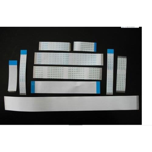 CUSTOMIZED ORDER : Flat Flex ribbon FFC cable 4 - 80 pin 30 - 800mm long pitch 0.5mm 0.8mm 1.0mm 1.25mm 2.54mm awm vw-1