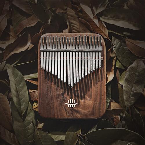 Kalimba Black Walnut Curly Figure Keyboard 21 Key Thumb Piano Musical Instruments Calimba Keyboard Instruments With Pickup