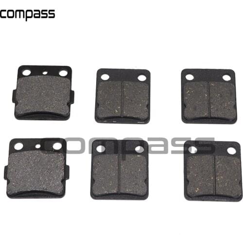 Motorcycle Front and Rear Brake Pads for Yamaha Blaster YFS200 YFS 200 03-06 YFM 350 YFM300 Wolverine 95-04 YFM350 Banshee 88-09