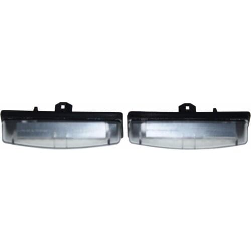 Number Plate Light Lamps for Toyota Camry Aurion Prius Lexus IS300 GS430 RX330 ES300 Error Free 18 3528 SMD LED License
