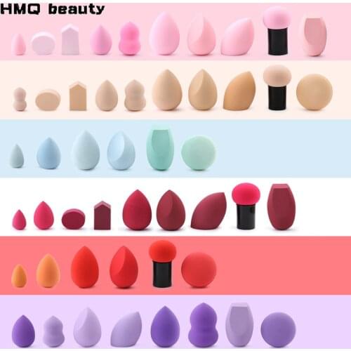 Makeup Sponge Set Soft Water Drop Blending cosmetic Puff Face Liquid Foundation Cream Concealer Gourd Sponge