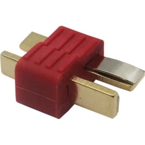 New 100A Gold platedT-Plug Non-slip Connector Male Deans For RC Lipo Battery Helicopter