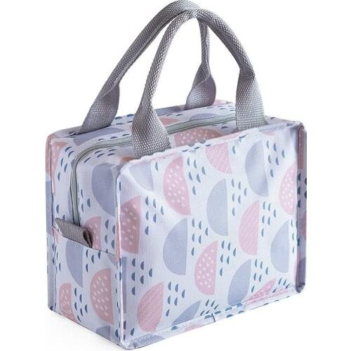 POOLOOS Waterproof Food Fresh Keep Lunch Box Bag Milk Warmer Picnic Portable Travel Storage Thermal Insulated Fashion Cooler Bag