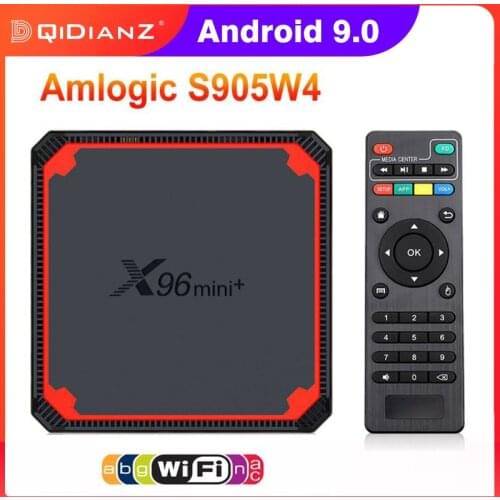X96 MINI Plus Smart TV BOX 4K 1080P Android 9.0 Amlogic S905W4 Quad Core 2.4&5G WiFi Set Top Box