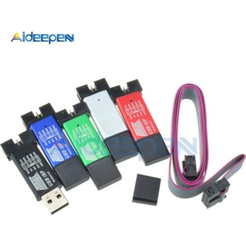 USBASP USBISP ISP Programmer Downloader USB 1.0/2.0 Interface For Arduino 51 ATMEL AVR Support 64 Bit Win7 & 32Bit Win2000 WinXP