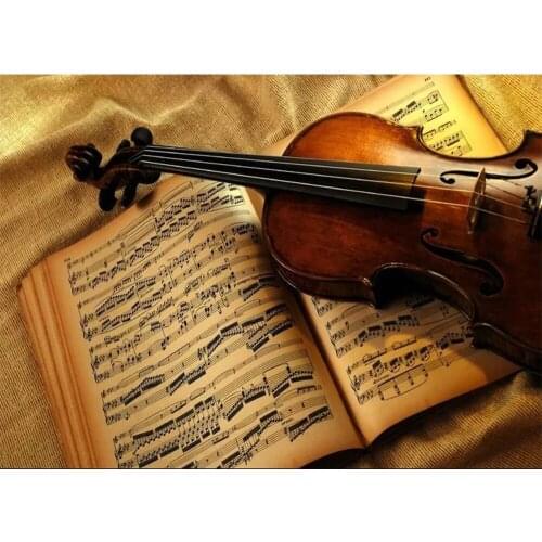 ARMYQZVioline und musik home dekorative 5D DIY diamant stickerei malerei hand platz & runde bohrer strass mosaik Geschenk