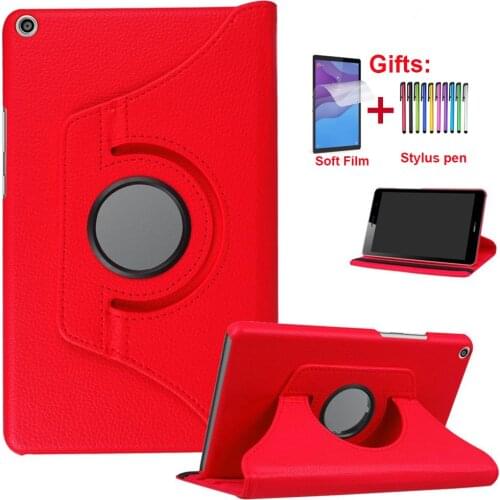 360 Rotating Case for Huawei MediaPad T5 10 T3 9.6 M5 Lite 10.1 PU Leather Cover for Huawei MatePad Pro 10.8 10.4 T8 Tablet Case
