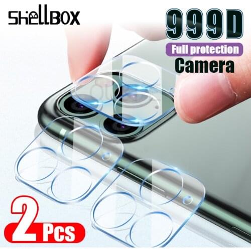2PCS Camera Lens Tempered Glass For iPhone 11 12 Pro Max Screen Protector On For iPhone 11 12 Mini Camera Screen Protector HD