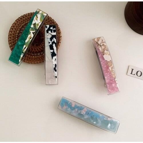 Vintage Hair Barrettes Hair Clips for Women Elegant Personality Rectangle Girls Hair Clip Hair Accessories 2021new Hairclip