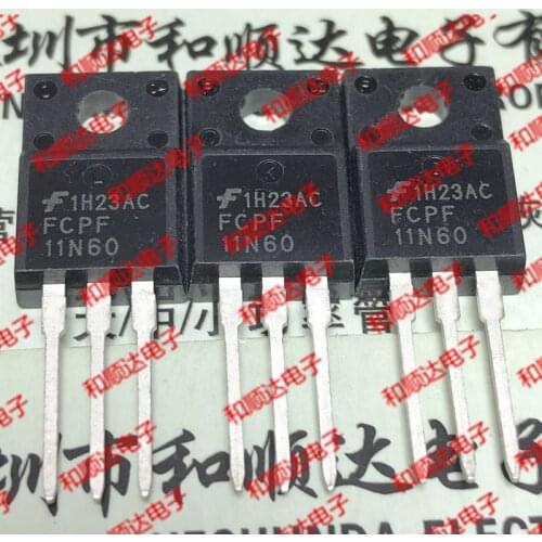 10pcs/lot FCPF11N60 New stock TO-220F 650V 11A