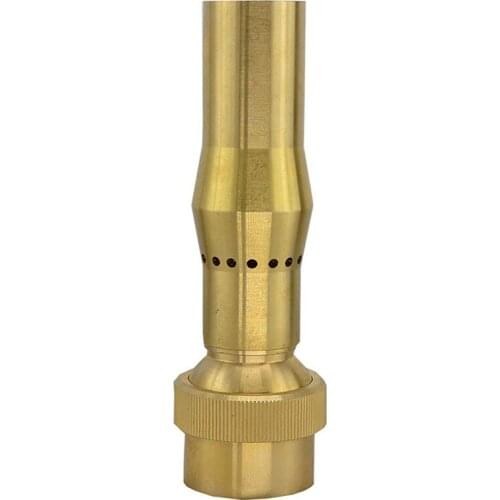 3/4 Inch Brass Foam Jet Fountain Nozzles Garden Landscape Fountain Adjustable Multi-Spray Nozzle Garden Pond Decoration Fountain