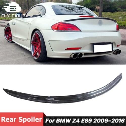3D Style Carbon Fiber Material Trunk Wing Rear Spoiler For BMW Z4 E89 Car Tuning 2009-2016