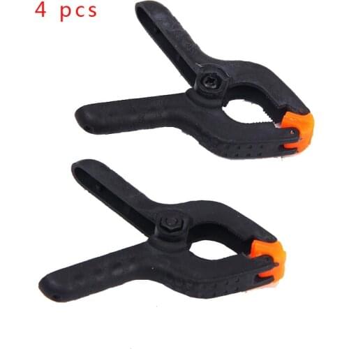 4 PCS 2 inch DIY Tools Plastic Nylon Toggle Clamps For Woodworking Spring Clip Photo Studio Grampo Clamp Hout Klemmen Sauterell