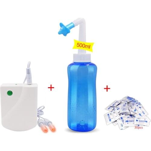 Nose Cleaner Laser Nose Allergic Rhinitis Sinusitis Treatment Device Nasal Wash Salt Neti Pot Therapy Machine Health Care