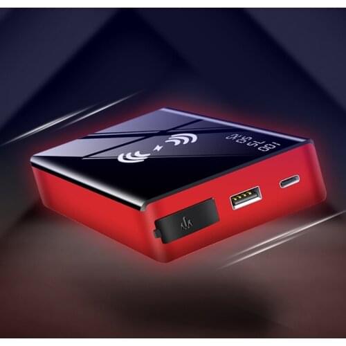 Wireless Charging Car Jump Starter Smart Clips Emergency Battery Booster 12V Portable Car Charger 20000mAh Power Bank