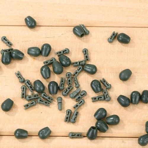 10pcs Carp Fishing Quick Change Beads Method Feeder Line Holder Terminal Tackle Lures Beads Accessories Baits