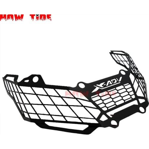 For Honda Xadv300 1000 XADV750 2017 2018 2019 Aluminum Motorcycle Modification Front Headlight Mesh Grille Guard Cover Protector