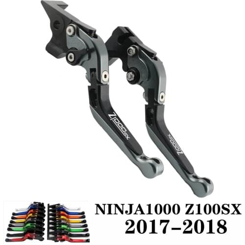 For KAWASAKI NINJA 1000 NINJA1000 Z 1000 SX Z1000SX 2017 2018 17 18 CNC Motorcycle Adjustable Brake Clutch Lever Levers Folding