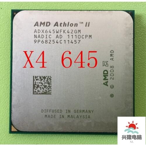 For AMD Athlon II X4 645 Processor(3.1GHz/2MB/Socket AM3)Quad-Core scattered pieces cpu free shipping